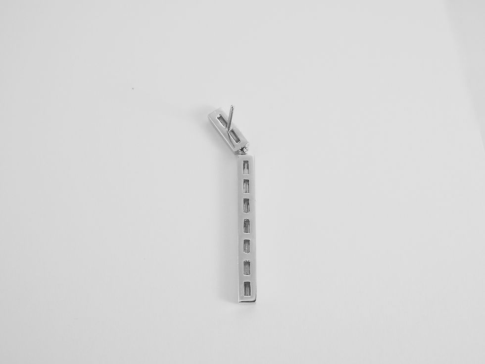 Thumbnail: 2.70ct Diamond Pendant Earings set in 18ct White Gold