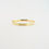 Thumbnail: Silver and Yellow Gold Plated Hinged Bangle