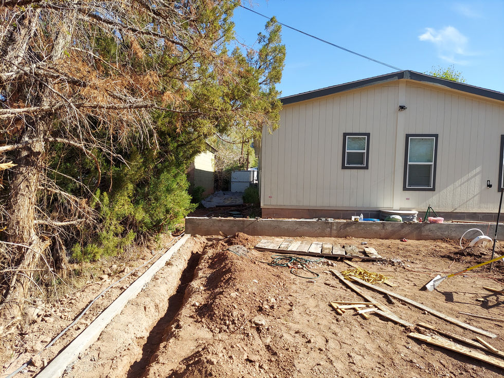 Concrete mower curbing, Richfield, Utah