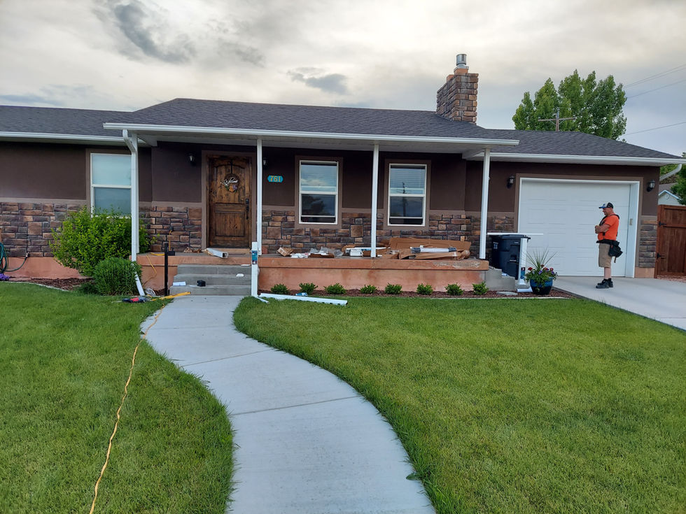 Vinyl handrailing installation Richfield Utah