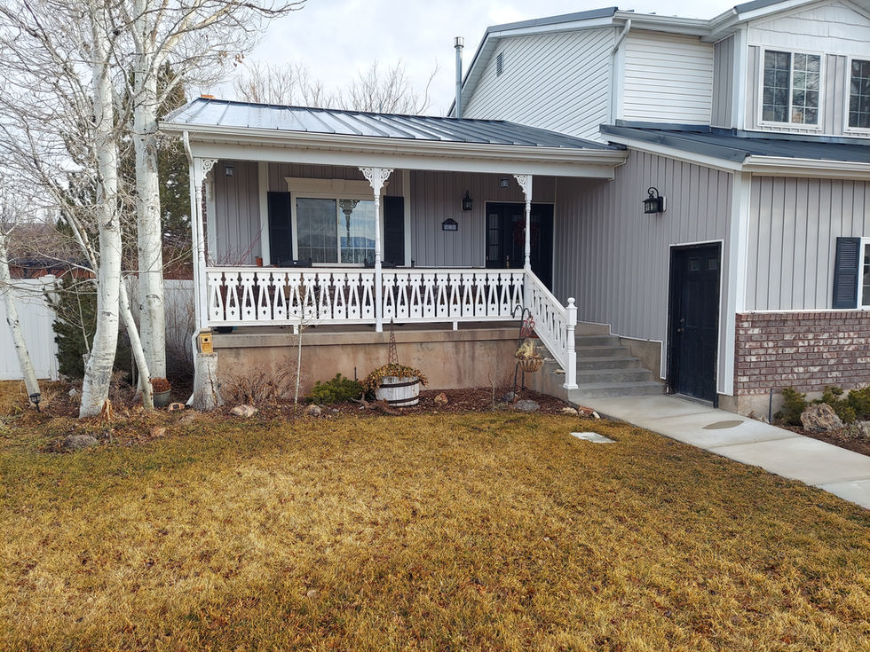 Beautiful southern style handrailing. Richfield, Utah