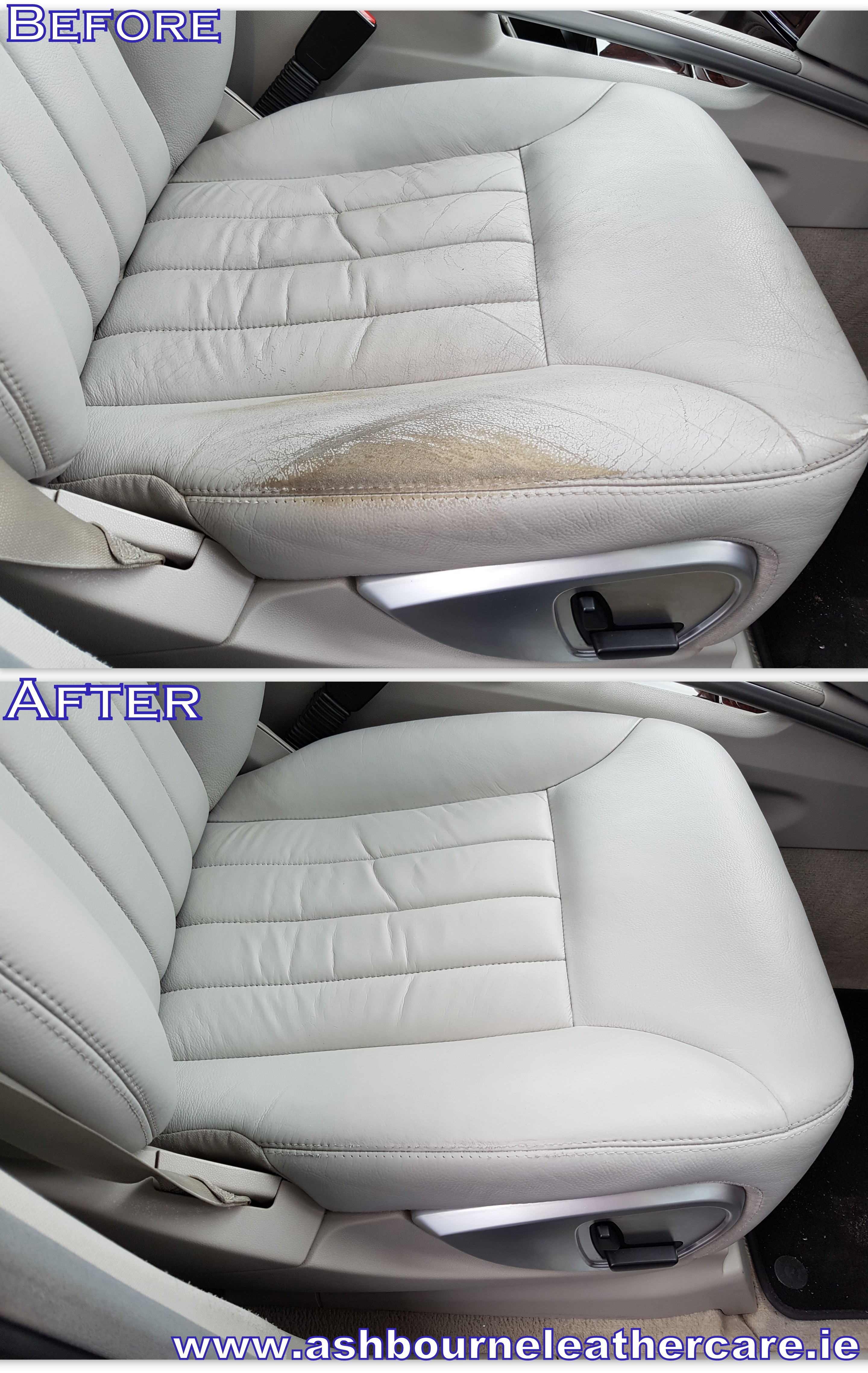 leather car seat restoration