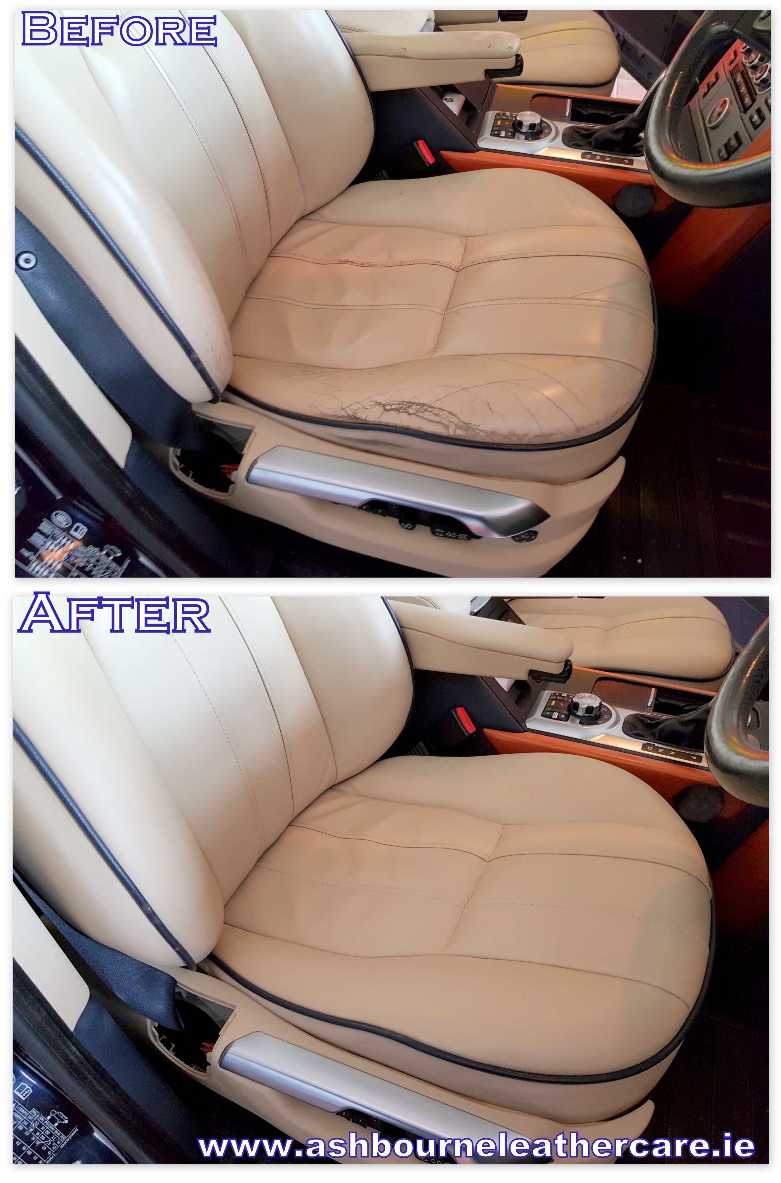 Leather seat repair