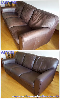 leather upholstery colour restoration
