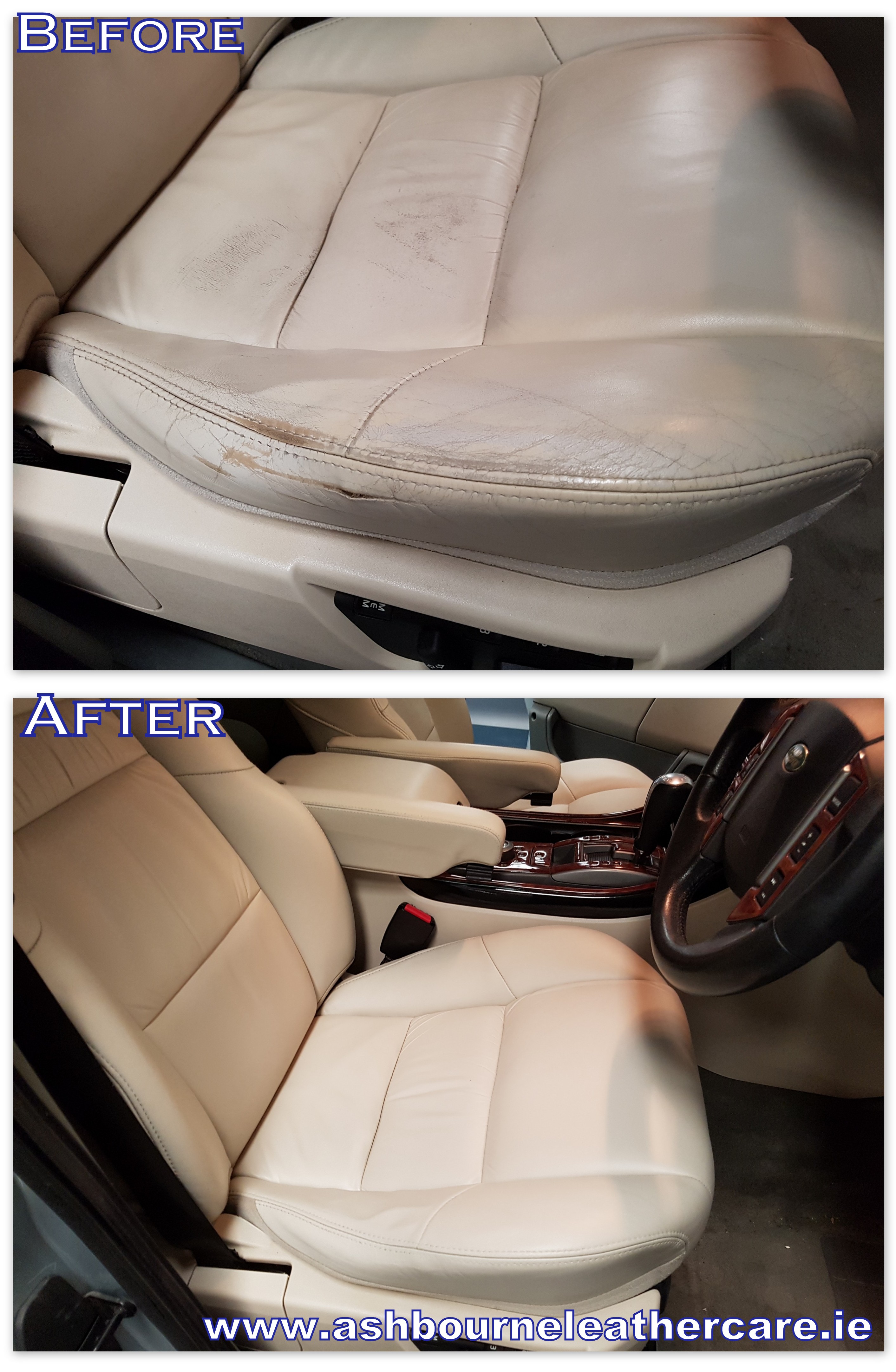 car leather seat restoration