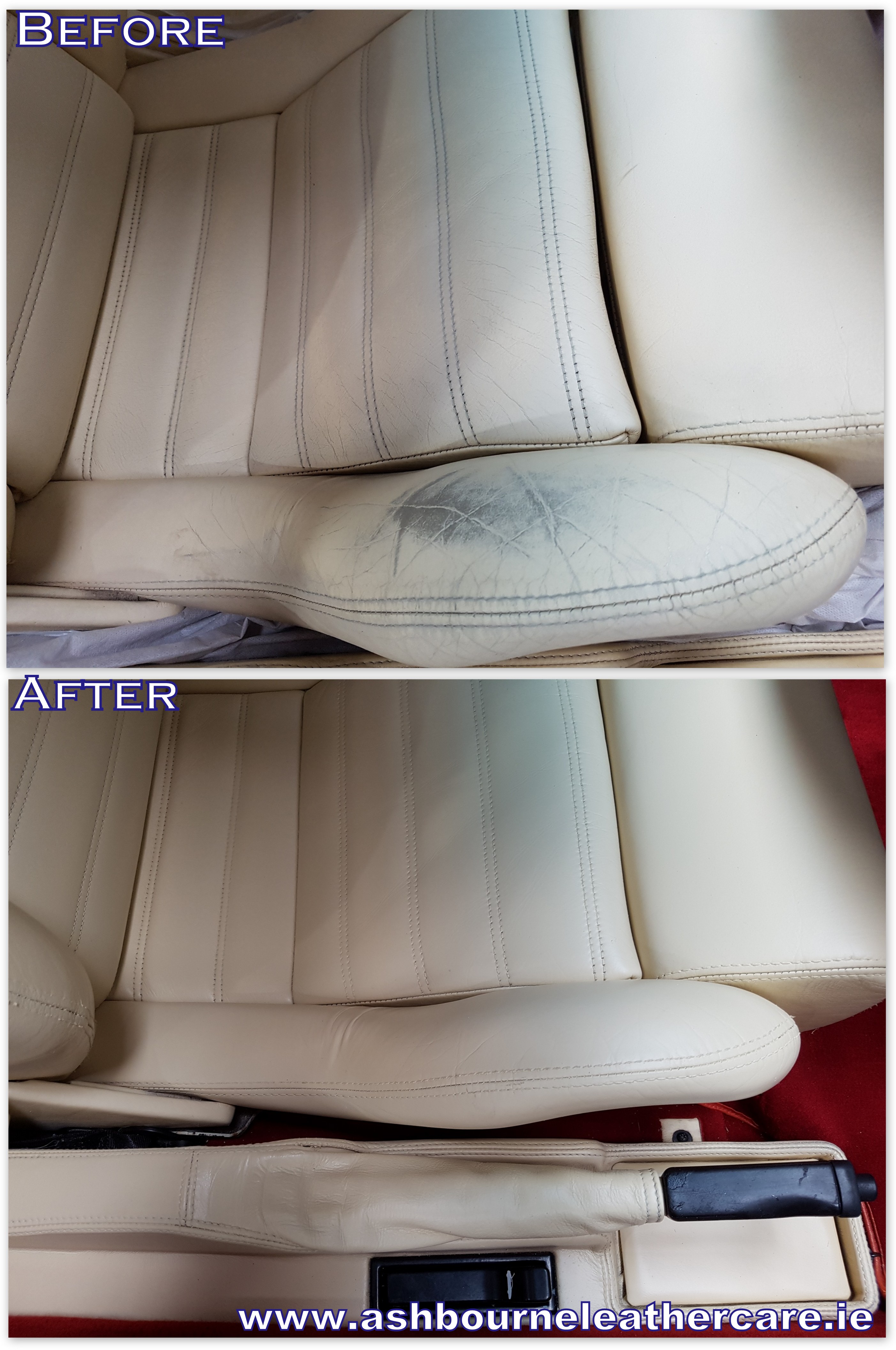 seat color restoration Ferrari.