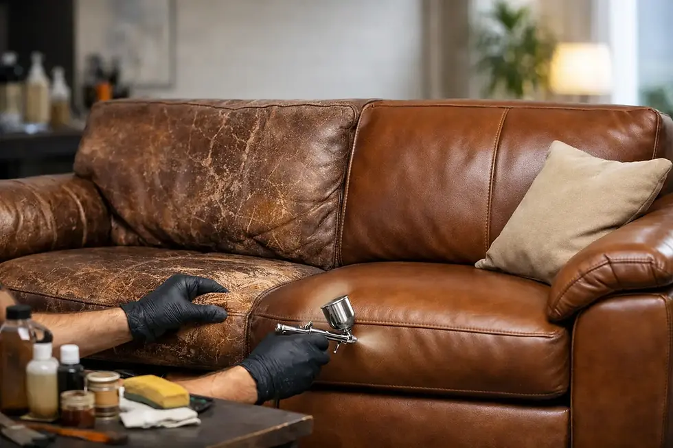 Leather Refurbishment Near Me for Tired Sofas