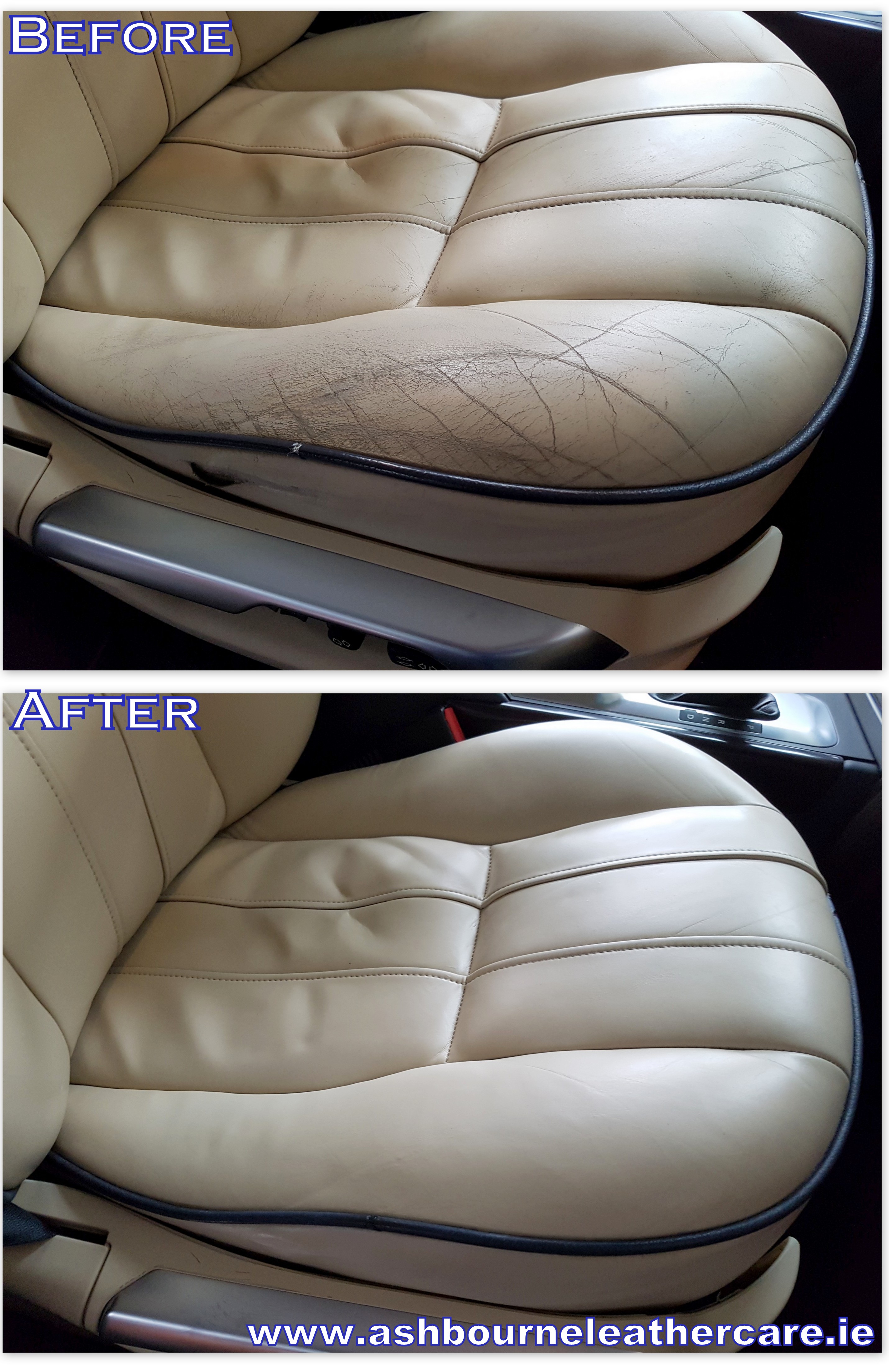 leather car seat restoration