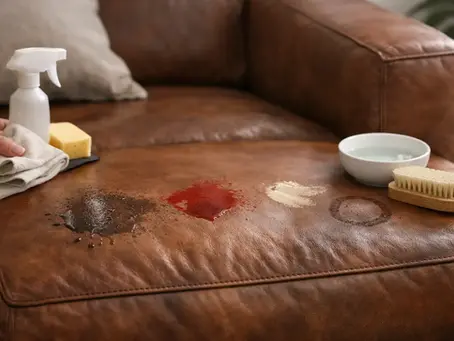 Types of Leather Sofa Stains and What to Do