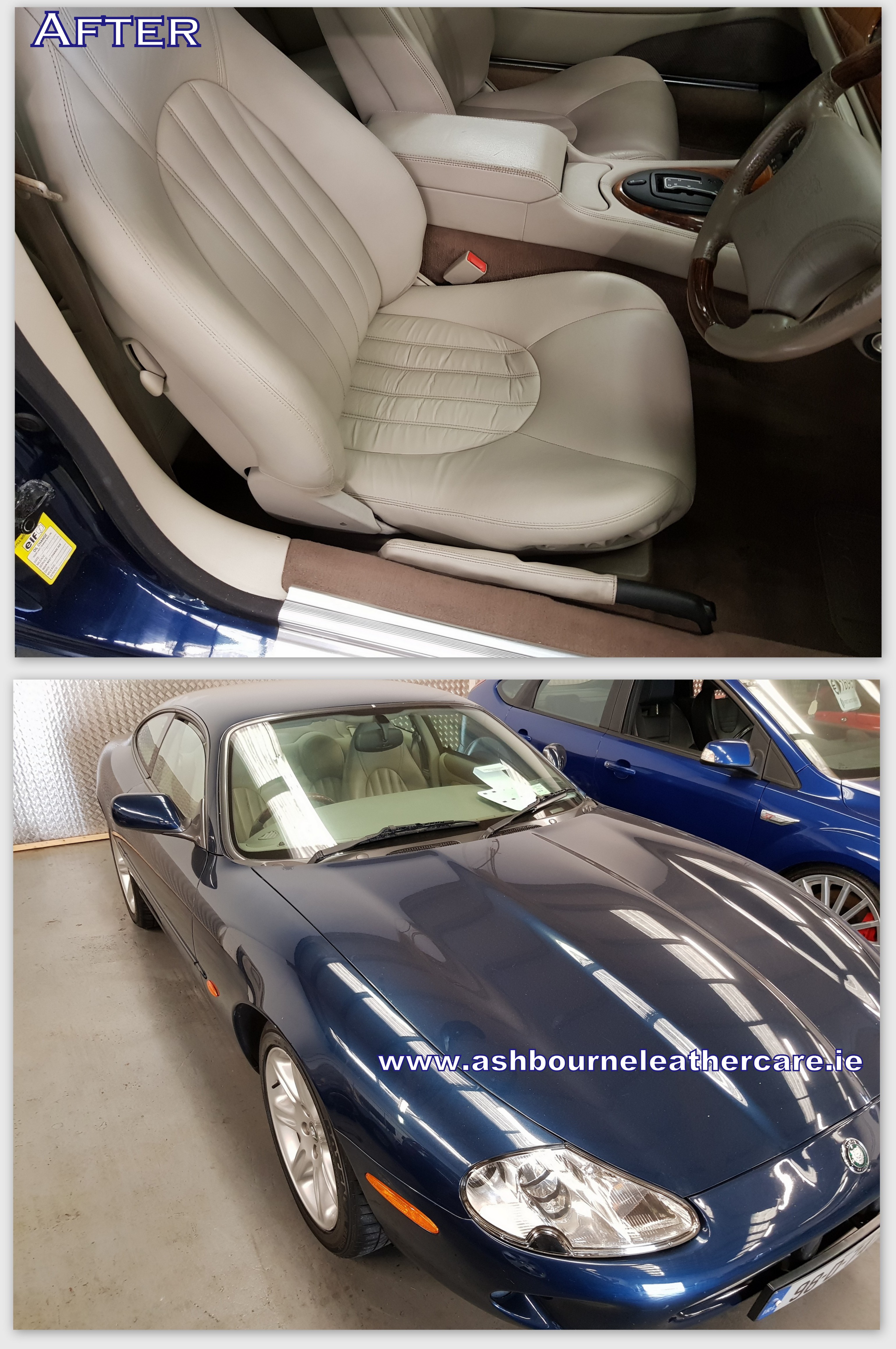 Leather seat repair and colour