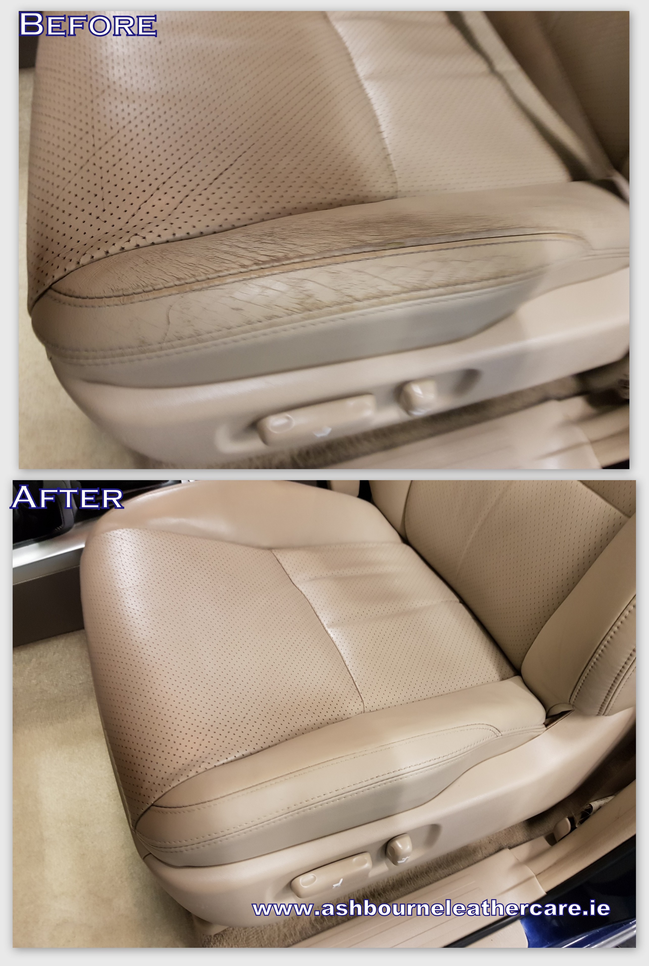 leather Car Seat Restoration