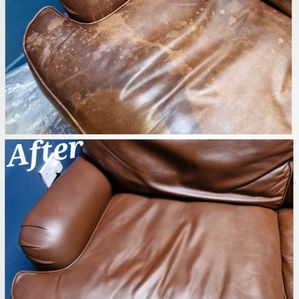 stained leather couch repair

