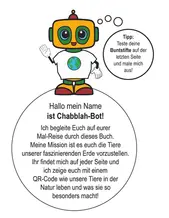Chabblah Roboter mit Erklärtext
