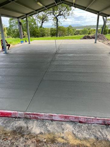Shed slab concreting agnes water 1770