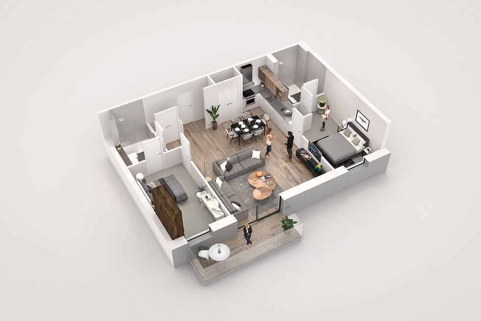 Manchester Waters 2 Bed CGI