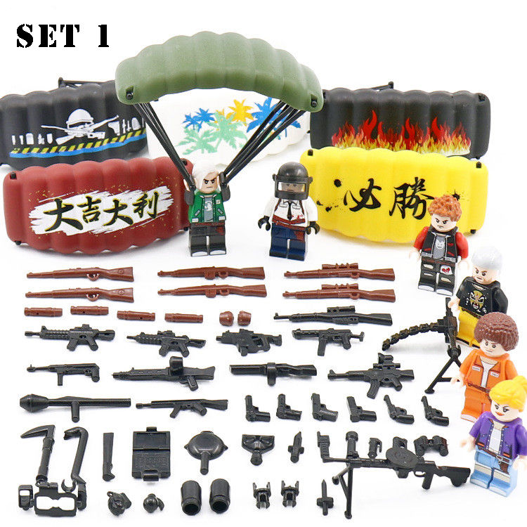 Thumbnail: PlayerUnknown's Battlegrounds custom minifigures Lego compatible