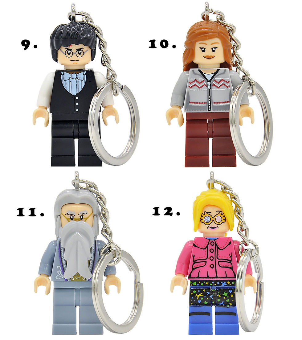 Thumbnail: Harry Potter keychains Lego compatible