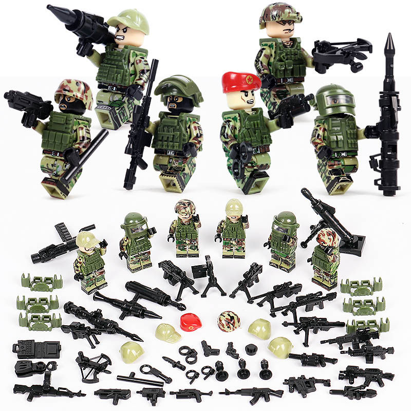 Thumbnail: Russian Special Forces minifigures Lego compatible