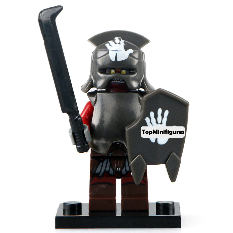Thumbnail: Uruk Hai minifigure lego compatible