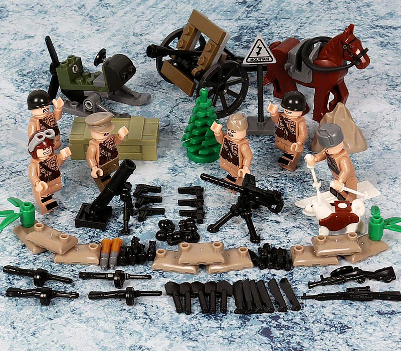 Thumbnail: Russian army custom minifigures set