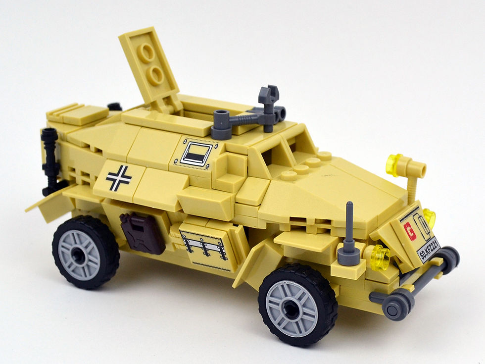 Thumbnail: German military Sd.Kfz. 221 Lego compatible