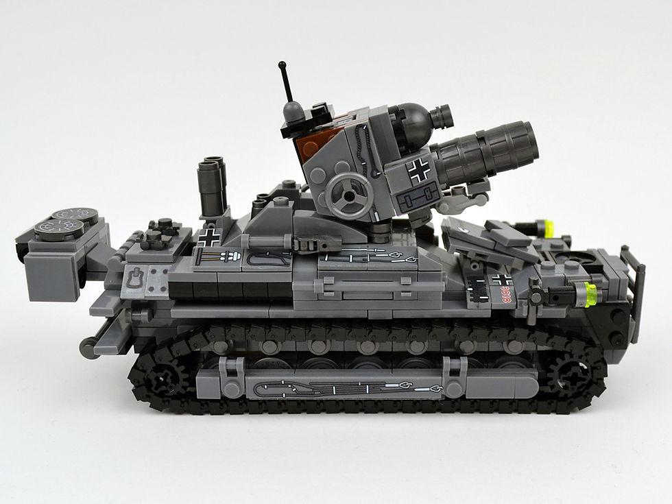 Thumbnail: Mörser Karl german siege mortar Lego compatible