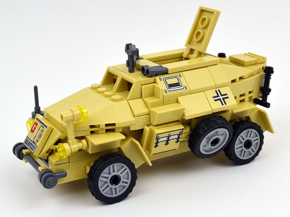 Thumbnail: Armoured german car Sd.Kfz. 221 Lego