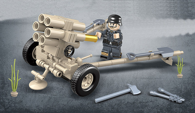 Thumbnail: 15 cm Nebelwerfer 41 Lego compatible bricks