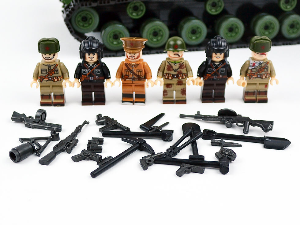 Thumbnail: Russian tank crew IS-2 minifigures