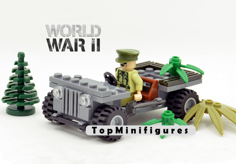 Thumbnail: American Jeep World War minifigures