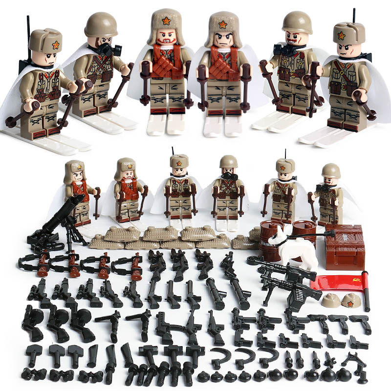 Thumbnail: Red Army soldiers minifigures