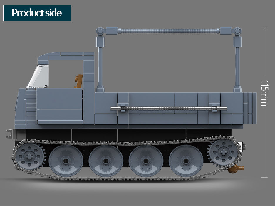 Thumbnail: German RSO tracked lightweight vehicle Lego