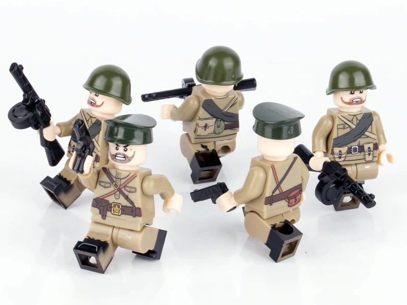 Thumbnail: Russian soldiers minifigures set