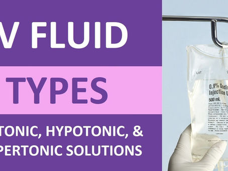 Exploring Normal Saline Lactated Ringers and 5% Dextrose in Water for IV Infusions Safety