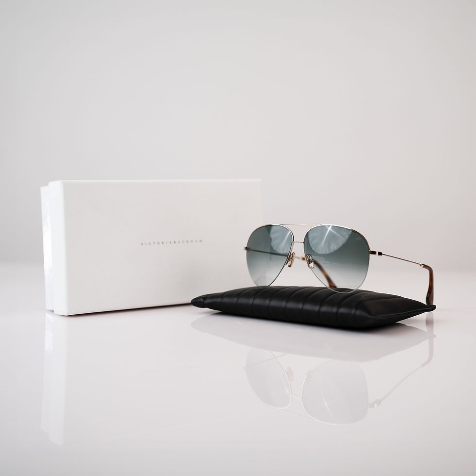 Victoria Beckham Aviators with case 