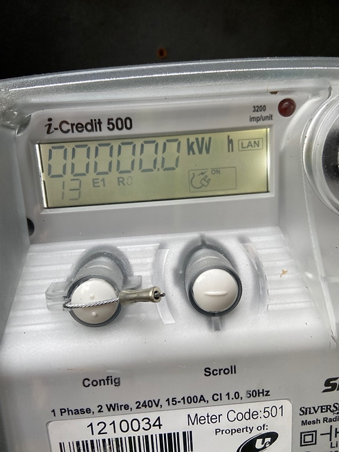 United Energy Electrical meter not configured for solar system.png