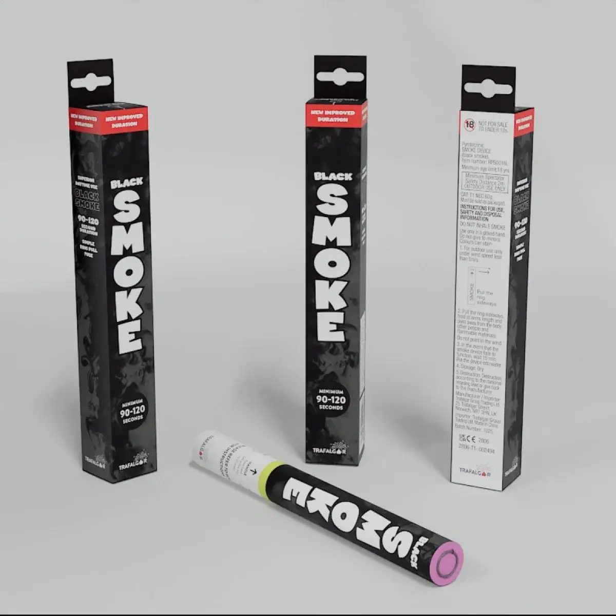 Hand-Held Daytime Smoke - Black