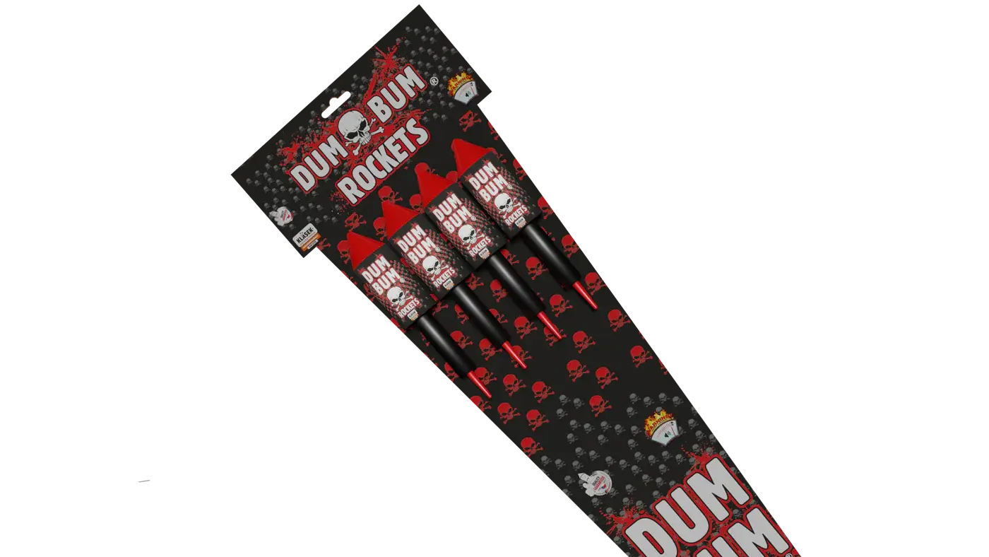 Klasek - DUMBUM Salute Rockets (4 Pack)