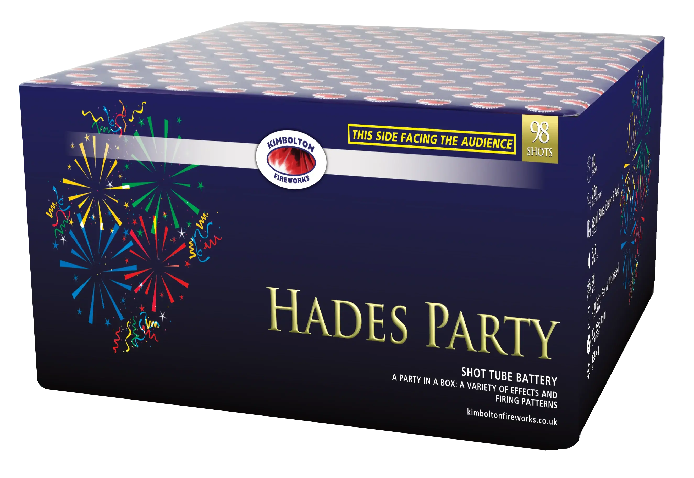 Kimbolton Fireworks - HADES PARTY, 100 Shot Cake