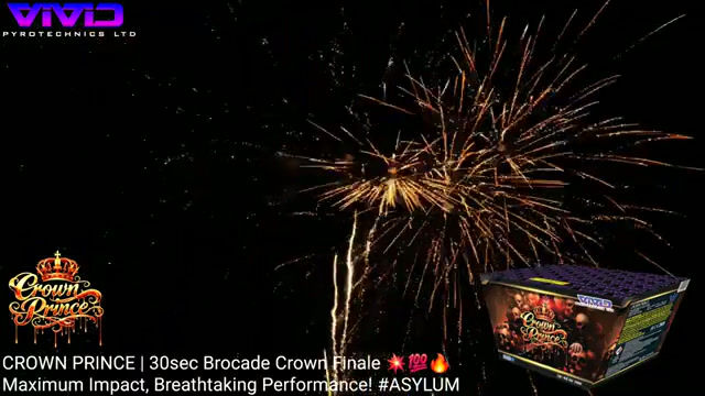 Thumbnail: VIVID Pyrotechnics - CROWN PRINCE, 49 Shot Cake