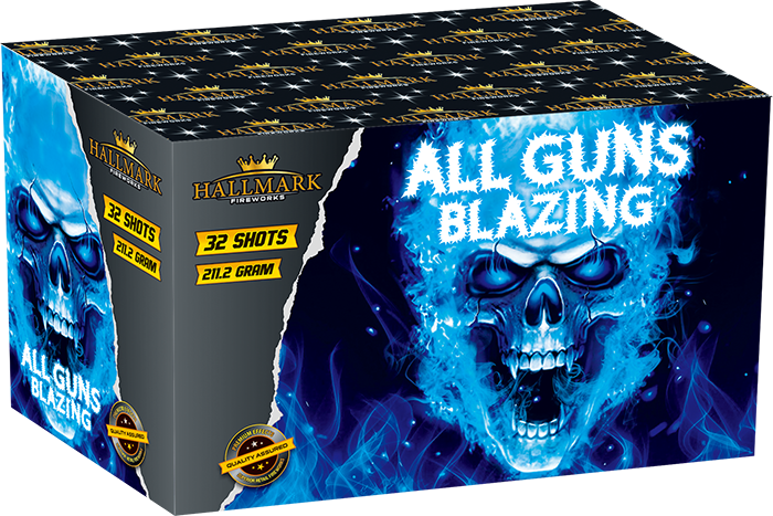 Hallmark - All Guns Blazing, 32 Shot Cake