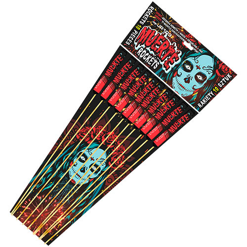 Salute Rockets Jorge - Muerte SALUTE Rockets (10)Pack | Smart Fireworks Shop