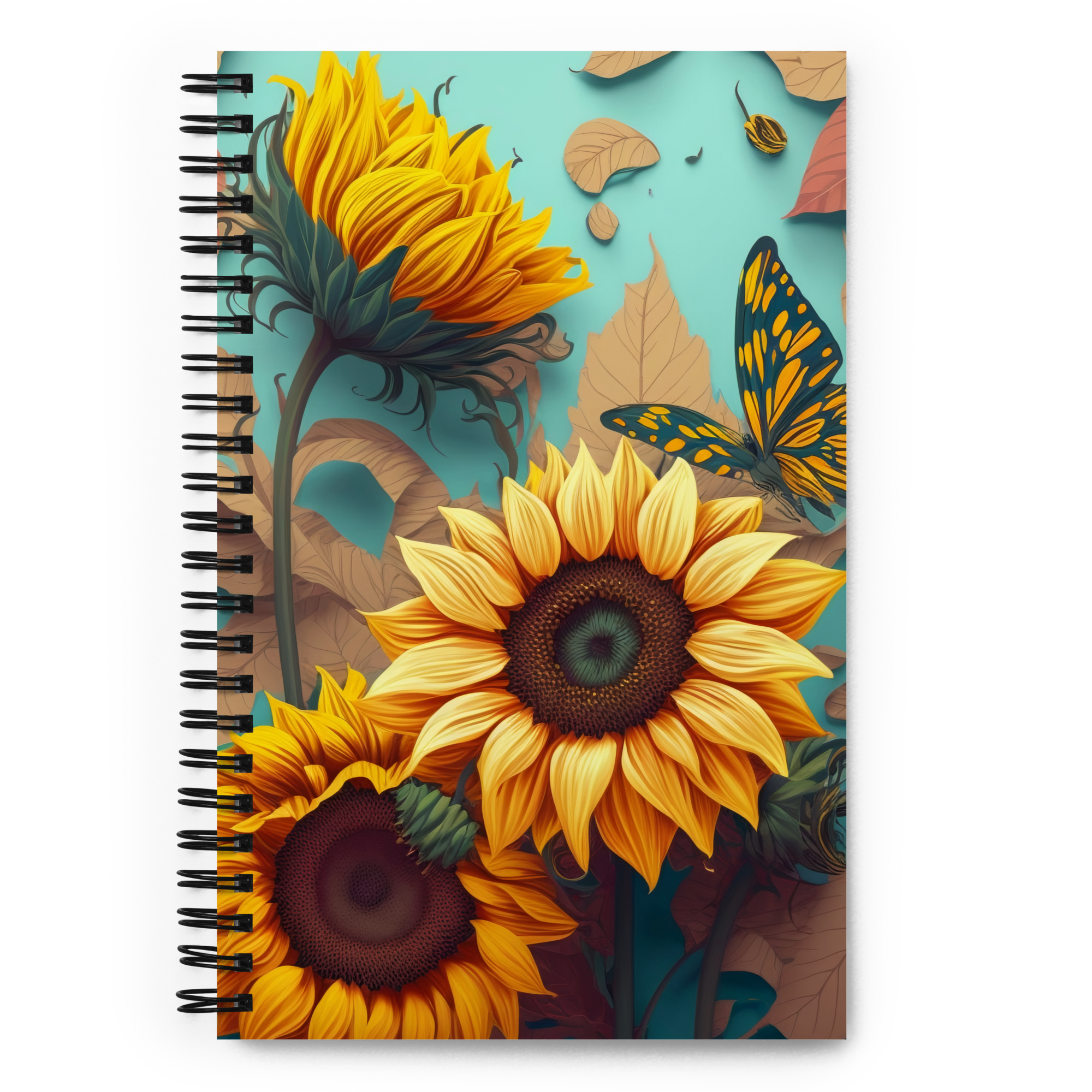 Libreta de espiral Girasoles