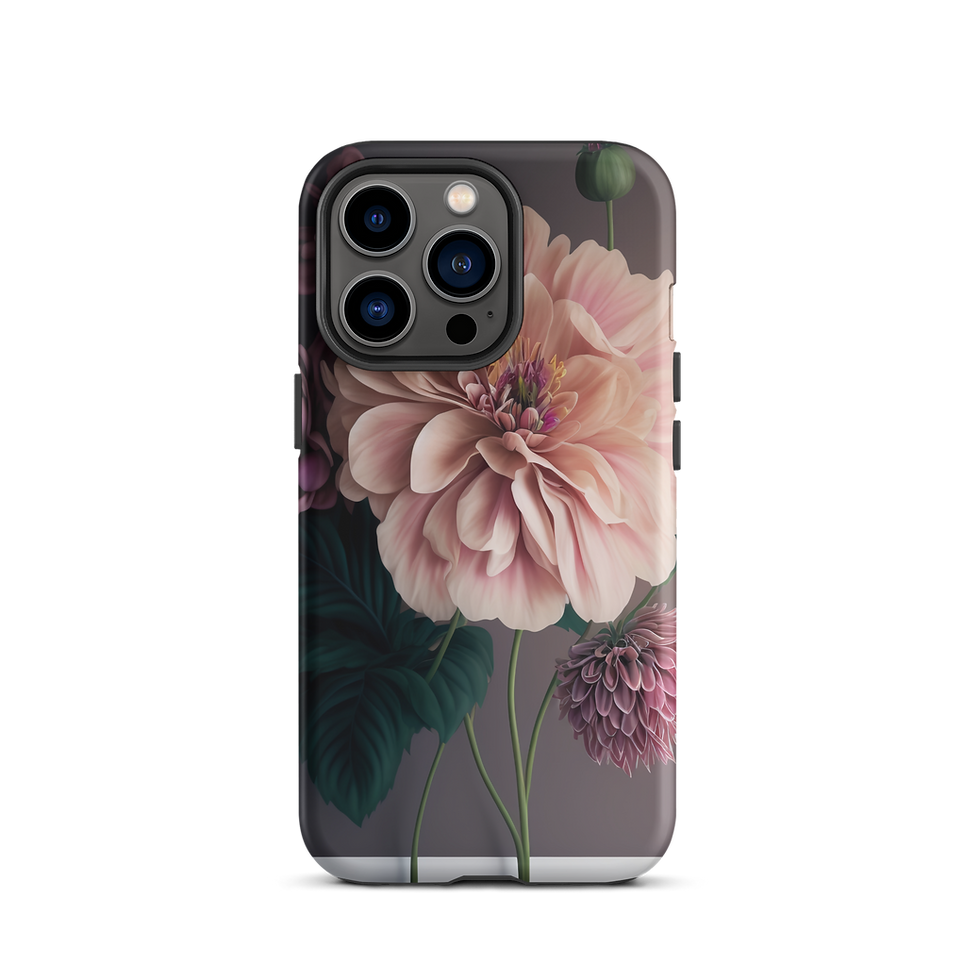 Miniatura: Funda de iPhone con flor rosa - Protección y estilo