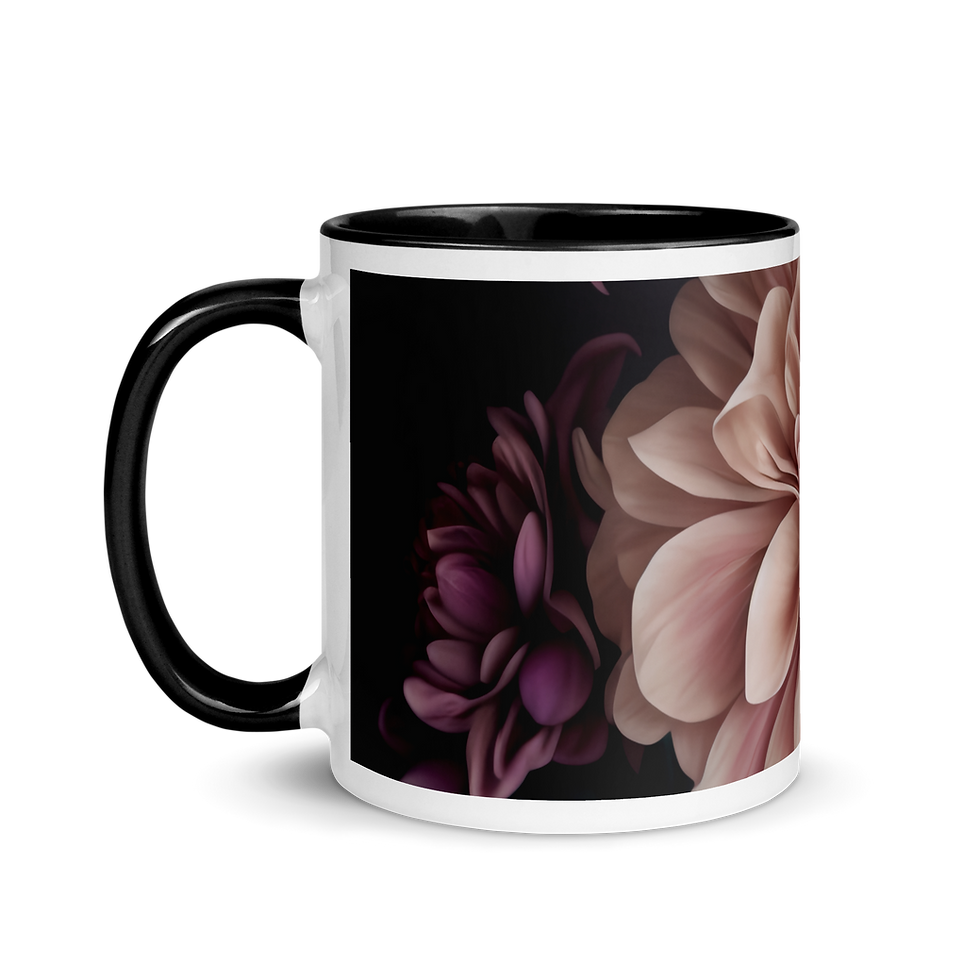 Miniatura: Taza con flor