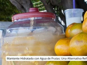 Mantente Hidratado con Agua de Frutas: Una Alternativa Refrescante y Saludable en la Huasteca Potosina
