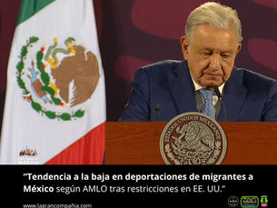 Tendencia a la baja en deportaciones de migrantes a México según AMLO tras restricciones en EE. UU.