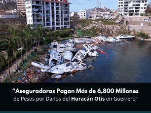 “Aseguradoras Pagan Más de 6,800 Millones de Pesos por Daños del Huracán Otis en Guerrero"