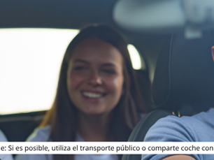 Usa el transporte público o comparte coche: Si es posible, utiliza el transporte público o comparte coche con amigos para reducir costos de transporte.