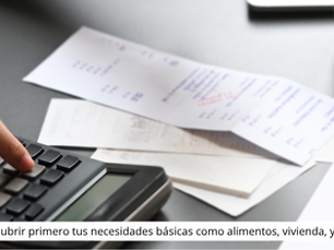 Prioriza tus gastos esenciales: Asegúrate de cubrir primero tus necesidades básicas como alimentos, vivienda, y servicios antes de destinar dinero a gastos secundarios.
